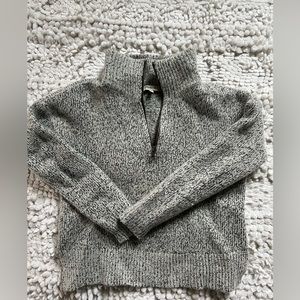 Madewell Marled Half-Zip Sweater